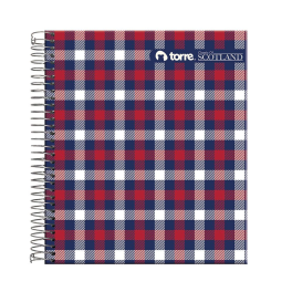 CUADERNO BOOK SCOTLAND 7MM 150H TORRE