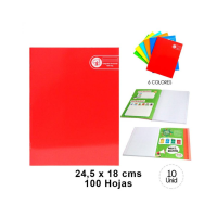 CUADERNO COLLEGE CALIGRAFIA HORIZ 100H COLORES /64