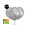 ST 50UN GLOBOS LISOS METALICOS PLATA R9