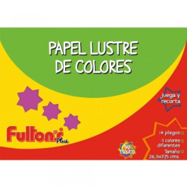 CARPETA C/PAPEL PAPEL LUSTRE 14 HJS. FULTONS