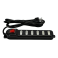 Alargador Corriente Zapatilla Enchufe Múltiple 6 Tomas Sec Macrotel ME-070B Color Negro