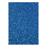 GOMA EVA GLITTER PLIEGO 10 UN. AZUL
