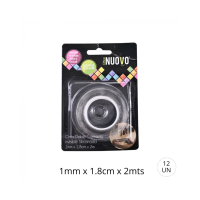 CINTA DOBLE CONTA INVIS. SILICO 1MM 1,8CMX2MTS