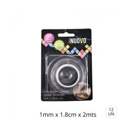 CINTA DOBLE CONTA INVIS. SILICO 1MM 1,8CMX2MTS
