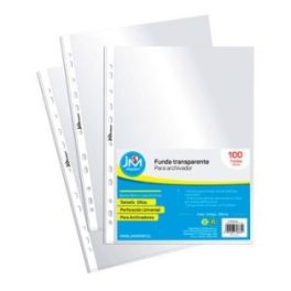 FUNDA OFICIO TRANSP. 35MIC.100 UNID. (1-20)