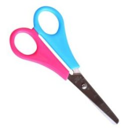 TIJERA ESCOLAR PARA ZURDO 13CM P.REDONDA (12-240)