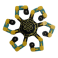 Fidget Spinner Antistress Luminoso Transformable