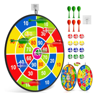 Tablero De Dardos Doble Cara Niños Regalo Juguete Educativo