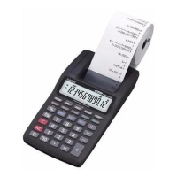 Calculadora con Rollo de Papel Casio HR-8TM-BK de Color Negro