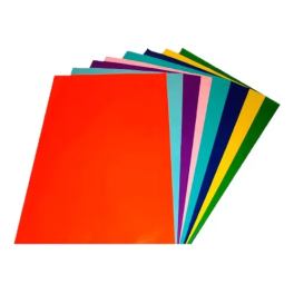 Pack 5 Pliegos De Papel Lustre 50x70 90 Gr. Clores Surtidos Pack 5 Pliegos De Papel Lustre 50x70 90 Gr. Clores Surtidos