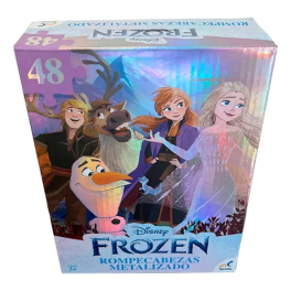 PUZZLE FROZEN 48 PPIEZAS BRILLO METALICO