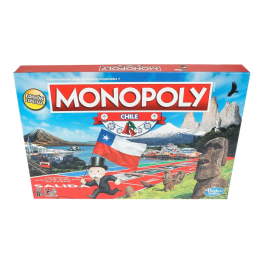 Juego De Mesa Hasbro Monopoly Chile De 2-6 Jugadores 8+ E1756 Juego De Mesa Hasbro Monopoly Chile De 2-6 Jugadores 8+ E1756
