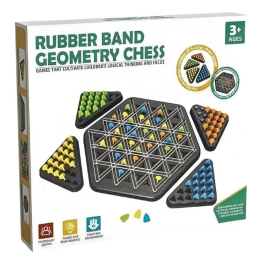 Rubber Band Geometry Chain Chess - Demente Games Rubber Band Geometry Chain Chess - Demente Games
