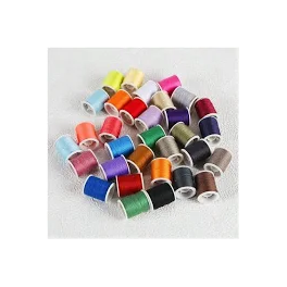 Hilo De Coser 100 Yd Tipo Cadena-caja 10 Un Surtida
