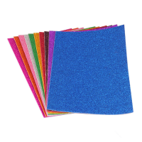 GOMA EVA GLITTER COLORES 60X40 UNIDAD