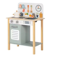 COCINA DE MADERA C/ ACCESORIOS 72CM ALTO( 1-2)