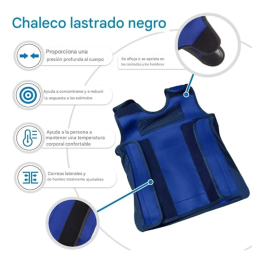 Chaleco Con Peso Sensorial Autismo Niños Talla L