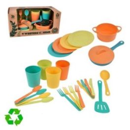 SET DE COCINA BIO PLASTICO 21 PIEZAS (1-24)