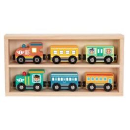 TRENES CON IMAN CONECTABLES 6 PIEZAS (1-24)