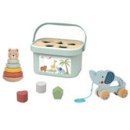 KIT EDUCATIVO APILABLE, ENCAJE Y ARRASTRE (1-12)