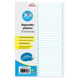 SEPARADOR NUMERICO OF. 31DIAS PLASTICO (25-50)