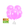GLOBOS LISOS ROSADO R9 50UN