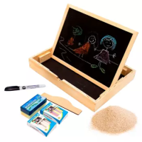 MALETA PIZARRA ATRIL DOBLE TIZA/ MAGNETICA 35x45x