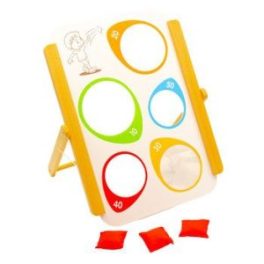 JUEGO DE LANZAMIENTO MADERA 5 ORIFICIOS