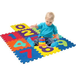 Set 10 Cuadros 30x30 Bebes Ni&ntilde;os Tatami Go Numeros Adkar Alfombra Goma Eva