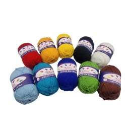 OVILLO DE LANA ESCOLAR 100 GRAMOS DIVERSOS COLORES