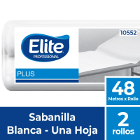 Sabanilla Blanca Elite Professional Plus 50 cm X 48 M 2 Rollos