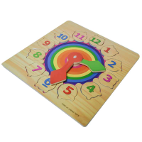 Reloj Encaje Juguete Madera