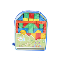 Mochila Did&aacute;ctica Bloques de Madera