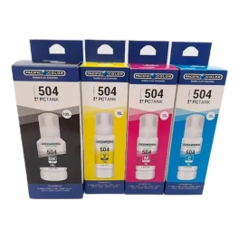 Pack 4 Tintas 504 Epson Alternativas Premium Tinta Negro amarillo cyan magenta