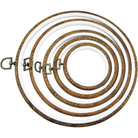 Set De 5 Bastidores De Bordado 24cm 20cm 16cm 13cm 10cm