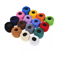 Pack De 16 Hilos Perl&eacute; Para Bordado