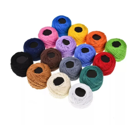 Pack De 16 Hilos Perl&eacute; Para Bordado