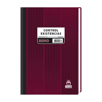 Libro de Contabilidad Buho Control Existencias N&deg; 187 100 Hojas