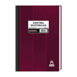 Libro de Contabilidad Buho Control Existencias N&deg; 187 100 Hojas