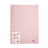CUADERNO B5 ROSADO PASTEL ANILLADO (ST6184-PK) SWORLD
