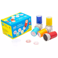 TIMBRE AUTOMATICO CARITA FELIZ ESTRELLA 6 PZAS