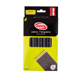 LAPIZ GRAFITO JUMBO C/SACAPUNTAS (040) ADIX