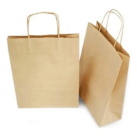 Bolsa De Papel Kraft Pequeña 22 X 32,5 X 10