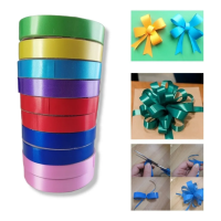 Pack De 10 Rollos De Cinta Lazos Para Regalo Colores Surtido