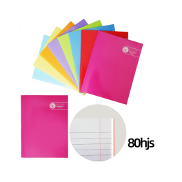 CUADERNO COLLEGE 80HJS LISO BRILLANTE COMPOSICI