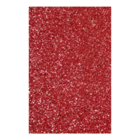 PLIEGO GOMA EVA GLITTER ROJA 45X60