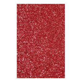 PLIEGO GOMA EVA GLITTER ROJA 45X60