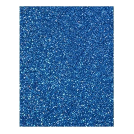 PLIEGO GOMA EVA GLITTER AZUL 45X60