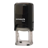 Timbre Personalizado Automatik 945, Redondo Negro