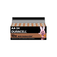 Pack 24 Pilas Duracell AA Alcalina Caja